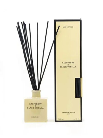 Cereria Molla MIKADO RASPBERRY AND BLACK VANILLA PREMIUM 100 ML