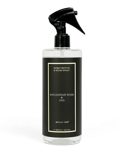 Cereria Molla Spray Tejidos Premium 500Ml. Bulgarian Rose y oud