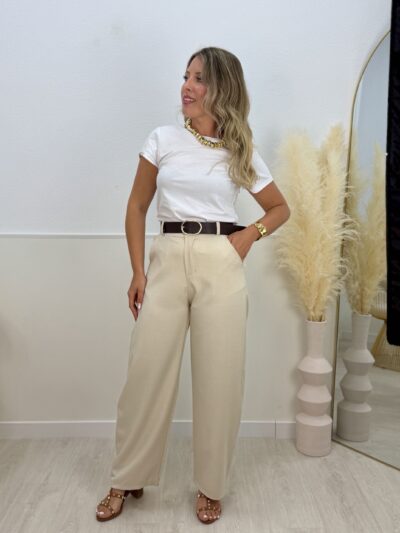 Pantalón elegance crudo