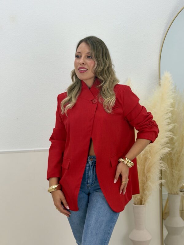 Blazer cruzada rojo