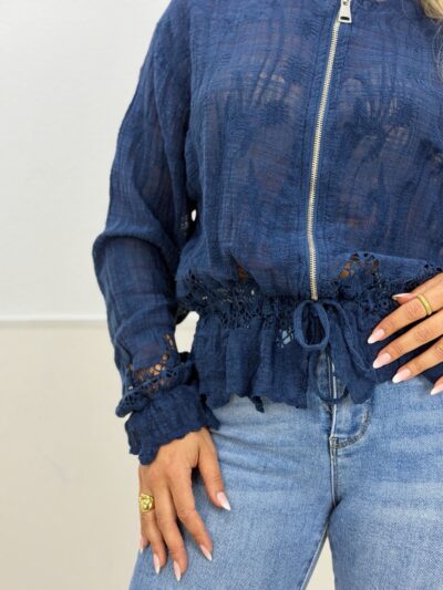 Chaqueta abril azul marino