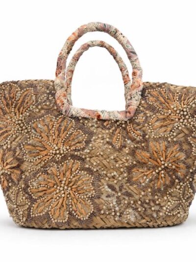 Bolso capaza con cremallera velvet