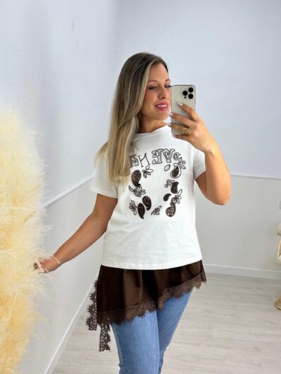 Camiseta vena choclolate