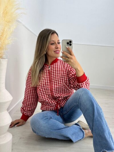 Chaqueta finita vichy