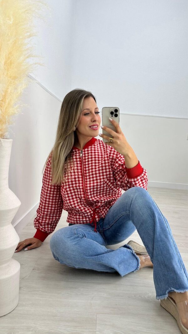 Chaqueta finita vichy