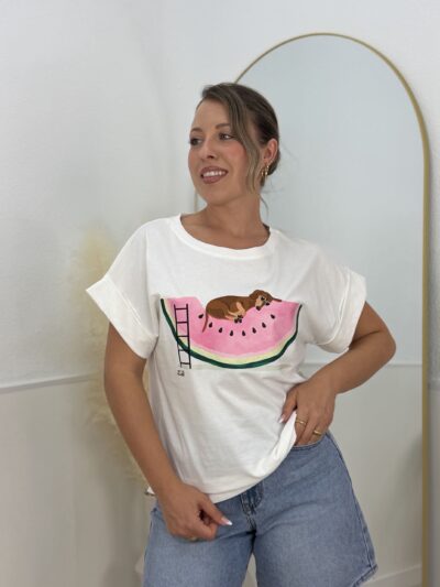 Camiseta sandía dog