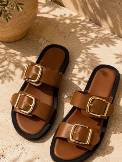 Sandalia Amalfi camel