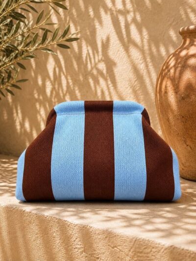 Bolso Capri azul y choco