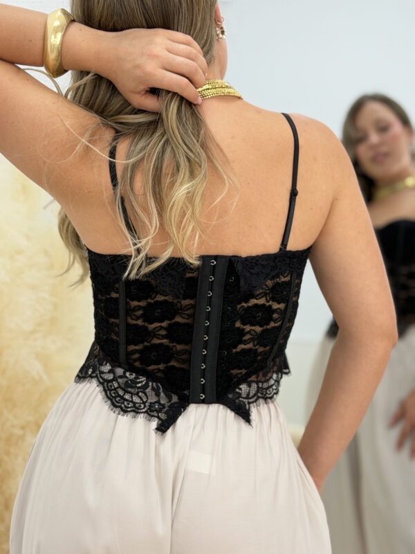 Corset Encaje LUXE negro - Imagen 2