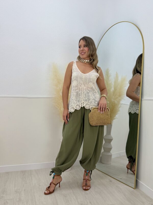 Pantalón SAHARA flow verde