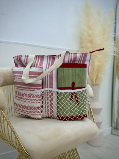 Bolso Playa Summer Set rojo