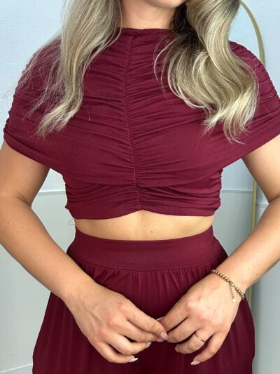 Conjunto tentaciones granate