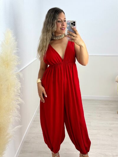 Mono jazmín rojo
