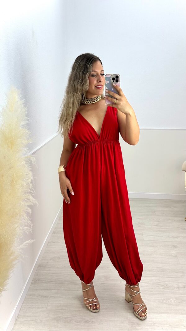 Mono jazmín rojo