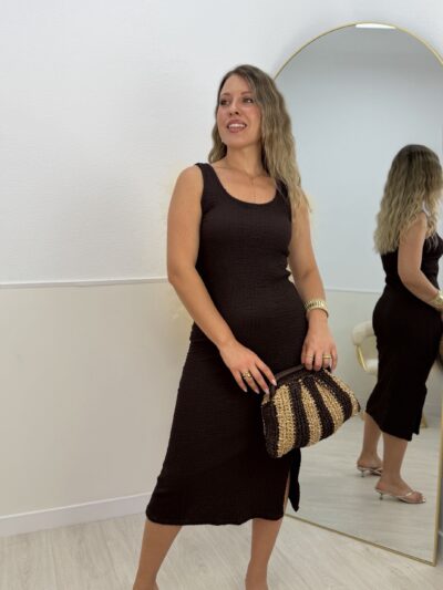 Vestido bambu chocolate