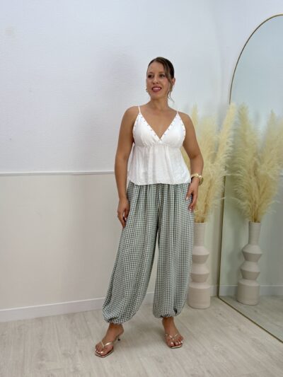 Top tachas blanco