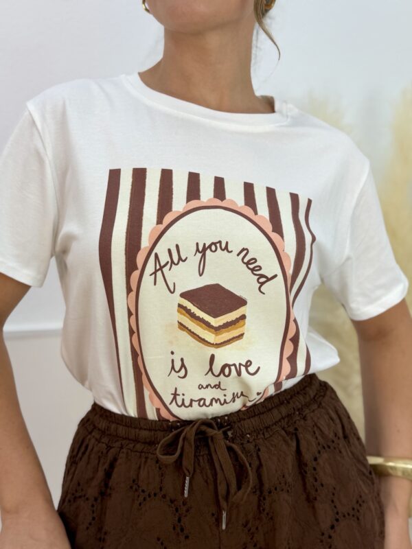 Camiseta tiramisú