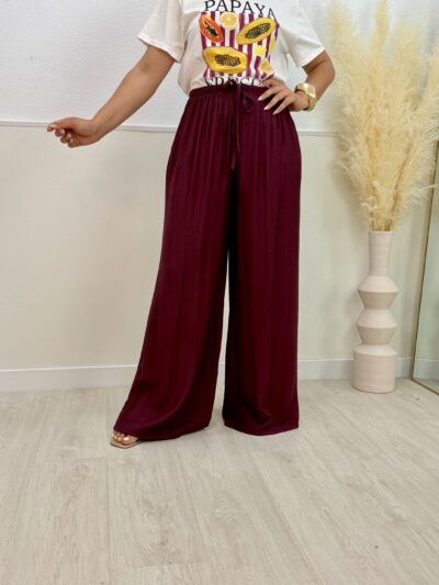Pantalón Bombay granate