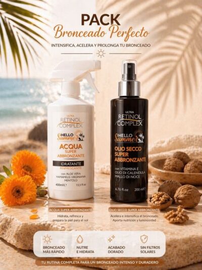 Pack bronceado retinol complex