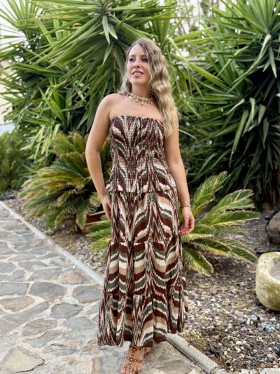 Vestido Marea Salvaje chocolate
