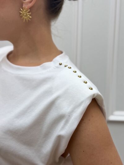 Camiseta epcot hombrera blanca