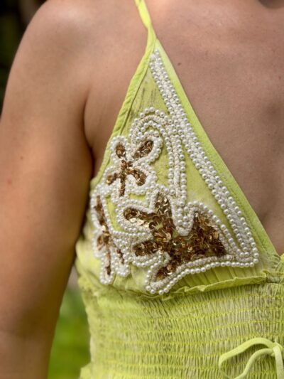 Vestido islas verde