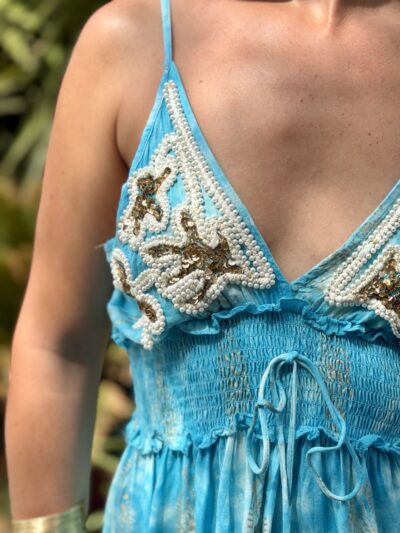 Vestido islas azul