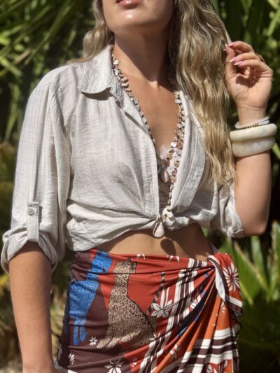 Camisa verano crudo