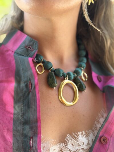 Collar Zanzíbar verde
