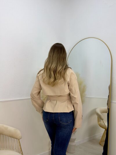 Gabardina beige