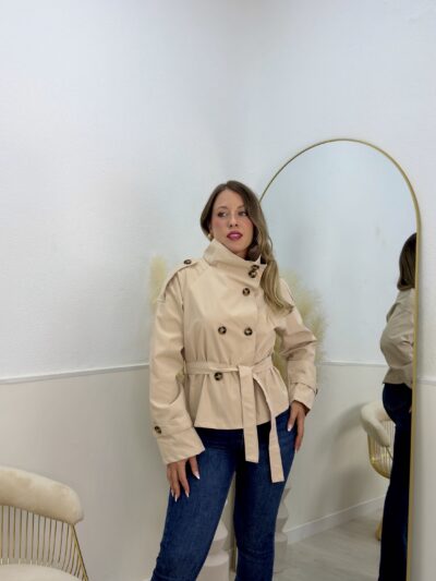Gabardina beige