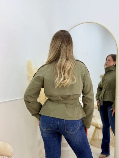Gabardina verde