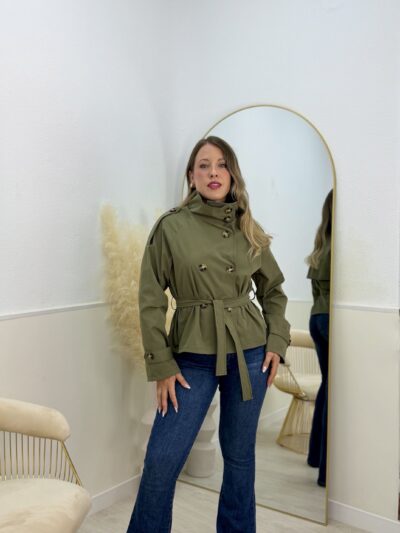 Gabardina verde