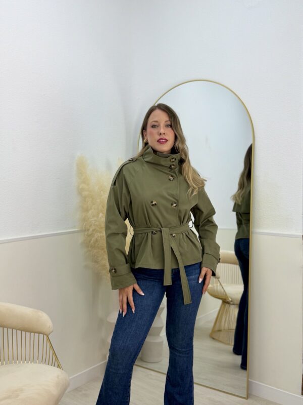 Gabardina verde