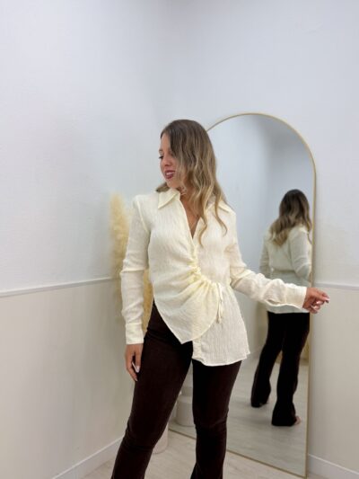 Camisa milena crudo