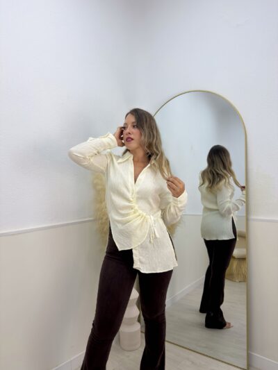 Camisa milena crudo