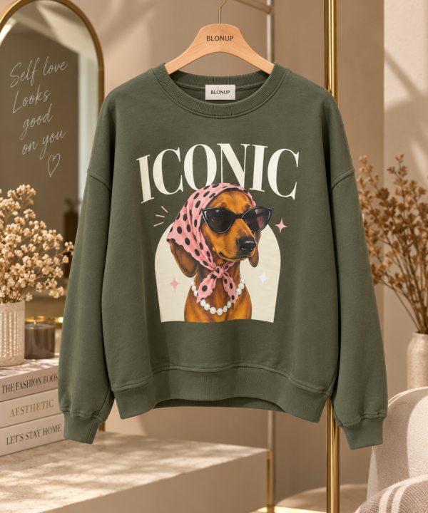 Sudadera perrito verde