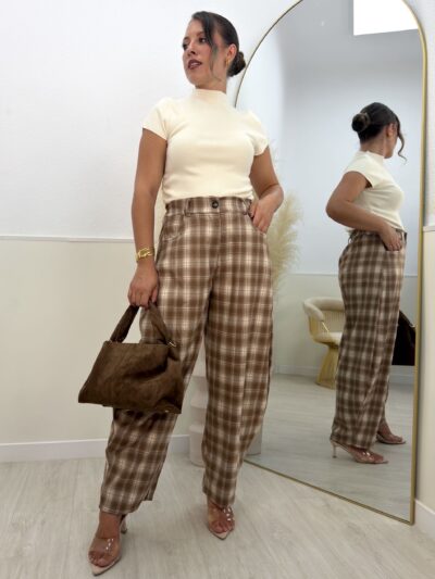 Pantalón Oxford taupe