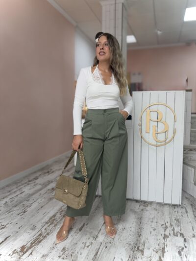 Body Olaya encaje blanco