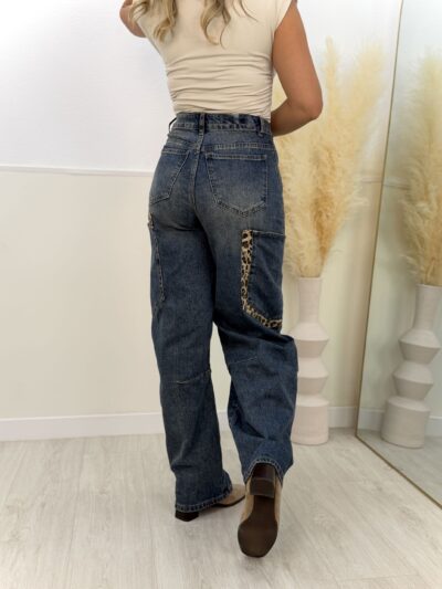 Pantalón barrel animal