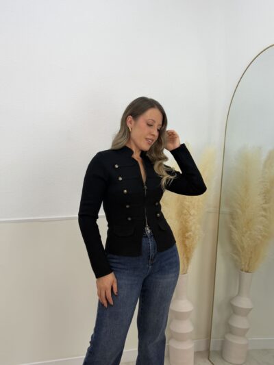 Chaqueta Napoleón negra