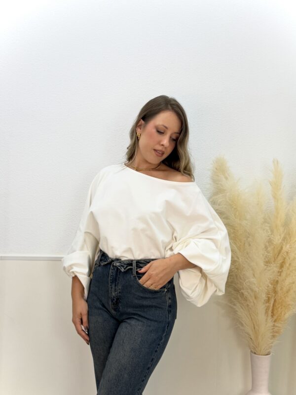 Sudadera blanca trafa