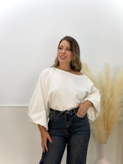 Sudadera blanca trafa