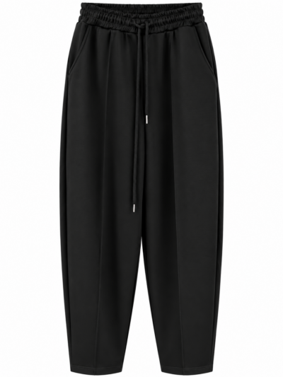 Pantalón barrel negro