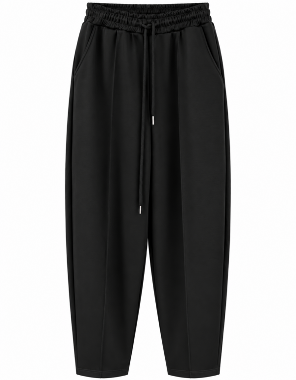 Pantalón barrel negro