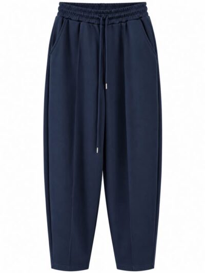 Pantalón barrel azul marino