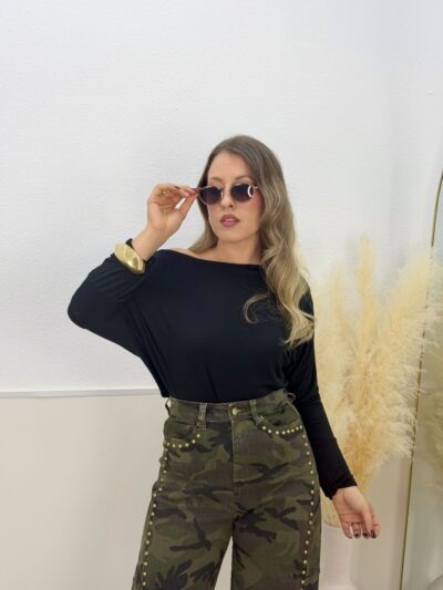 Camiseta Marina  negra