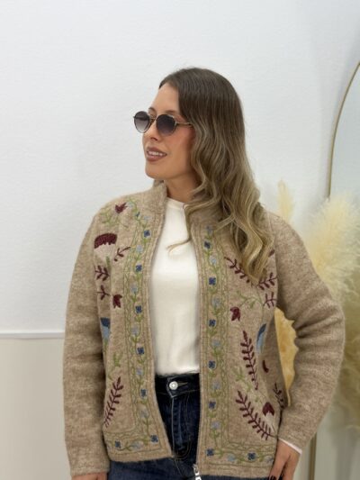 Chaqueta flora