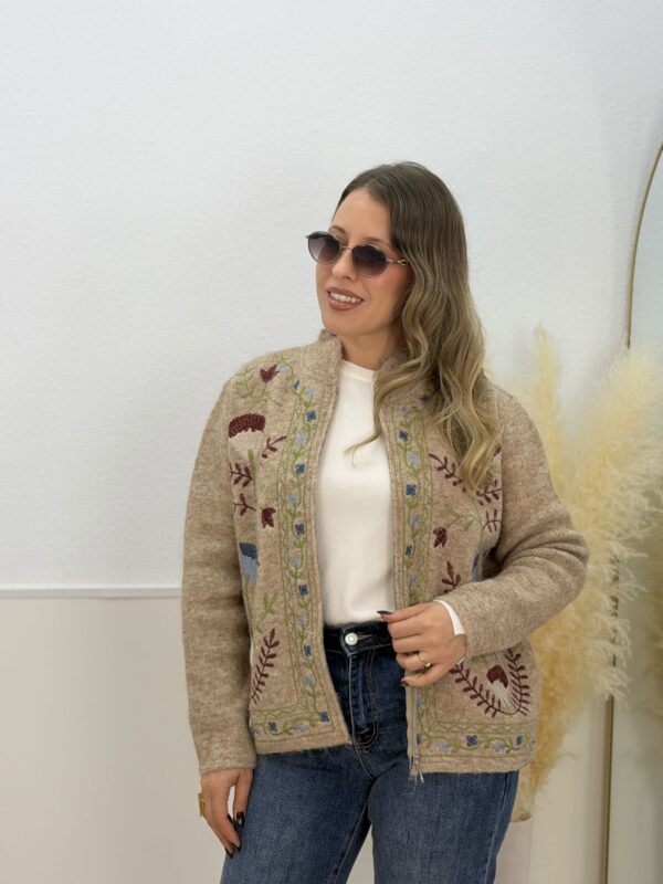 Chaqueta flora